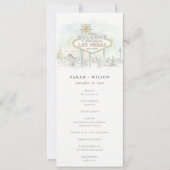 Programme de mariage paysage de Las Vegas Nevada (Devant)