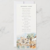 Programme de mariage paysage Mallorca Espagne (Dos)