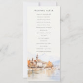 Programme de mariage paysage Montreux Suisse (Dos)