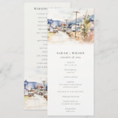 Programme de mariage paysager à Asheville Caroline (Devant / Derrière)
