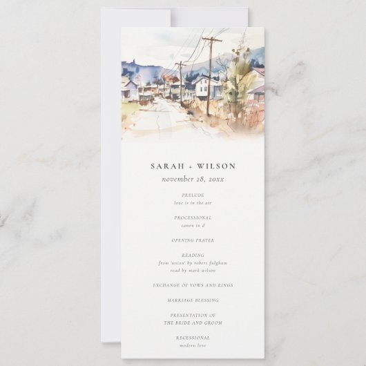 Programme de mariage paysager à Asheville Caroline (Devant)