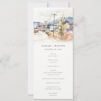 Programme de mariage paysager à Asheville Caroline