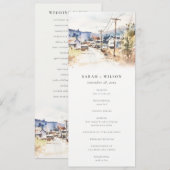 Programme de mariage paysager à Asheville Caroline (Devant / Derrière)