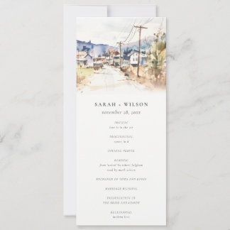 Programme de mariage paysager à Asheville Caroline