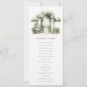 Programme de mariage paysager de jardin français c (Dos)