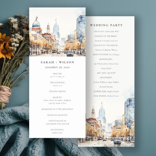 Programme de mariage paysager d'Indianapolis, Indi