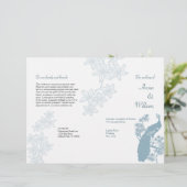 Programme de mariage Peacock Circulaire (Debout devant)