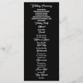 Programme de mariage pentacle pour sorcières (Dos)