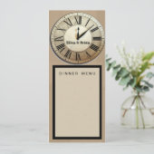 Programme de mariage personnalisé du réveillon du  (Debout devant)