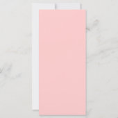 Programme De Mariage Personnalisé Simple Peach (Dos)