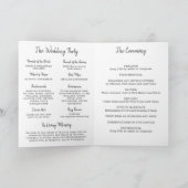 Programme de mariage photo en arc gris magnifique (Intérieur)