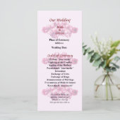 Programme de mariage Pink Petunias (Debout devant)