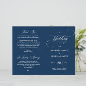 Programme de mariage pliable de la marine moderne (Debout devant)