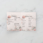 Programme de mariage plié blanc brillant Classic G (Intérieur)