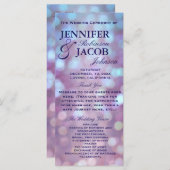 Programme de mariage Points saillants du livre (Devant / Derrière)