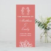 Programme de mariage pour hippocampe de récif de c (Debout devant)