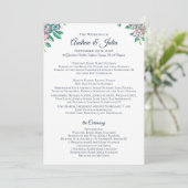 Programme de mariage pour Julia et Andrew (Debout devant)