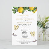 Programme de mariage pour la calligraphie élégante (Debout devant)