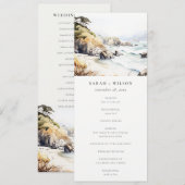 Programme de mariage pour le paysage de Big Sur, C (Devant / Derrière)
