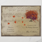 Programme de mariage pour les feuilles de corail f (Devant)