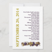 Programme de Mariage pour les Fournisseurs (Dos)