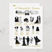 Programme de Mariage pour les Fournisseurs (Devant / Derrière)