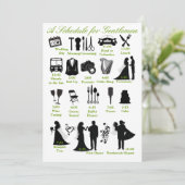 Programme de Mariage pour les Garçons d'Honneur (Debout devant)