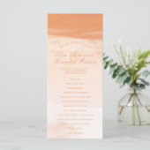 Programme de mariage pour les lessives de corail e (Debout devant)