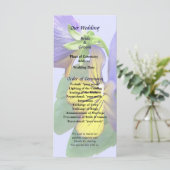 Programme de mariage pour les petits volets jaunes (Debout devant)