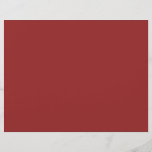 Programme de mariage Red poppies (Dos)