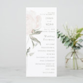 Programme de mariage romantique aux pivoines aux t (Debout devant)