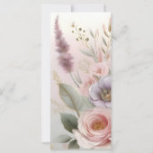 Programme de mariage romantique dans le jardin (Dos)