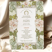 Programme de mariage rose Roses Nouveau