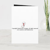 Programme de mariage rose rouge sur carte exotique (Dos)