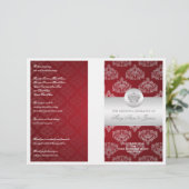 Programme de mariage Royal Crown Red (Debout devant)