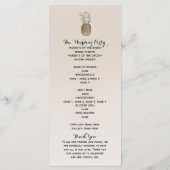 Programme de mariage rustique tropical hawaïen à l (Dos)