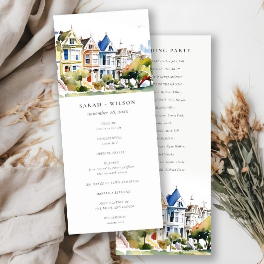 Programme de mariage San Francisco Painted Ladies