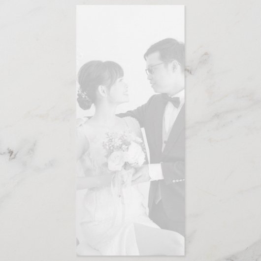 Programme De Mariage Simple Avec Photo (Dos)