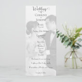 Programme De Mariage Simple Avec Photo (Debout devant)