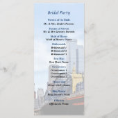 Programme de mariage Smithfield St Bridge et Skyli (Dos)