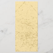 Programme de mariage stressé et élégant (Dos)