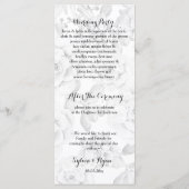 programme de mariage succulent aquarelle (Dos)