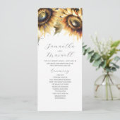 Programme de mariage sur la durée du thé Modèle to (Debout devant)