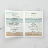Programme de mariage sur la plage (Intérieur)
