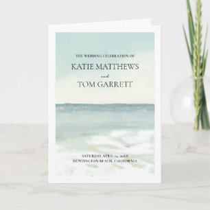 Programme de mariage sur la plage