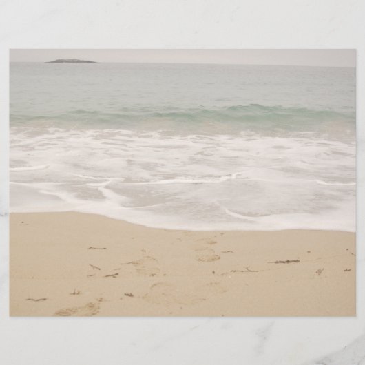 Programme de mariage sur la plage Couverture seule (Devant)