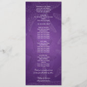 Programme de mariage sur la plage Starfish Purple (Dos)