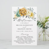 Programme de mariage sur la verdure de la sauge ja (Debout devant)