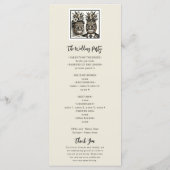Programme de mariage Tiki Ananas Bride & Groom Alo (Dos)