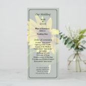 Programme de mariage tournesol regardant vers le b (Debout devant)